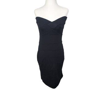 Tube Bandage Little Black Dress Women's Size Large